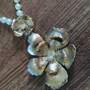 WHBM Necklace and Earrings Antique Looking